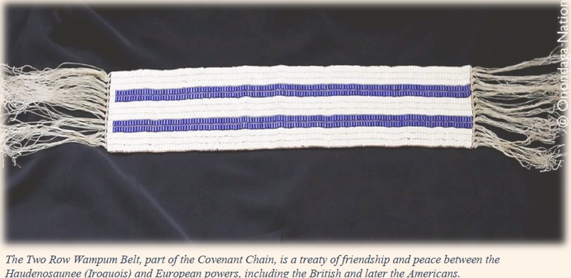 The Two Row Wampum Belt